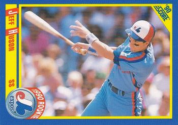 #615 Jeff Huson - Montreal Expos - 1990 Score Baseball