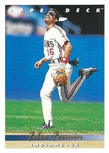 #615 Felix Fermin - Cleveland Indians - 1993 Upper Deck Baseball