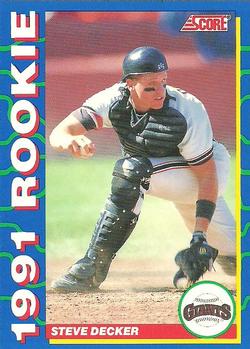 #12 Steve Decker - San Francisco Giants - 1991 Score Rookies Baseball