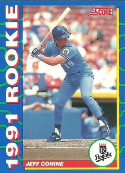#19 Jeff Conine - Kansas City Royals - 1991 Score Rookies Baseball