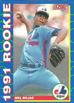 #1 Mel Rojas - Montreal Expos - 1991 Score Rookies Baseball