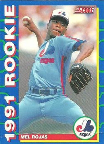 #1 Mel Rojas - Montreal Expos - 1991 Score Rookies Baseball