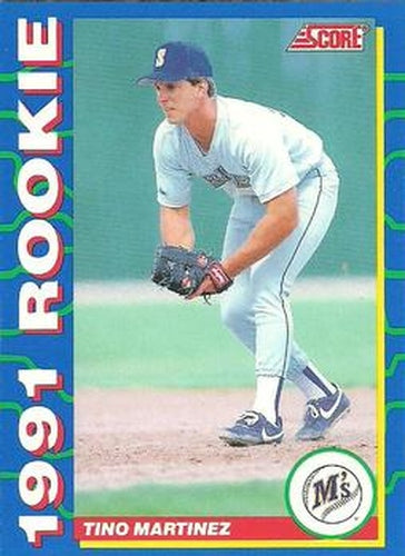 #38 Tino Martinez - Seattle Mariners - 1991 Score Rookies Baseball