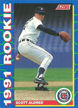 #3 Scott Aldred - Detroit Tigers - 1991 Score Rookies Baseball