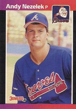 #616 Andy Nezelek - Atlanta Braves - 1989 Donruss Baseball