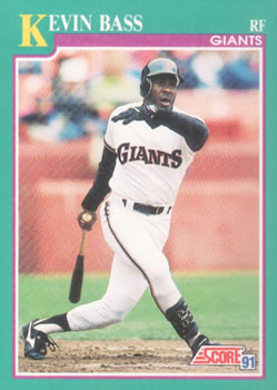 #616 Kevin Bass - San Francisco Giants - 1991 Score Baseball