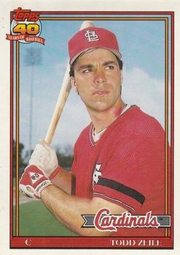 #616 Todd Zeile - St. Louis Cardinals - 1991 O-Pee-Chee Baseball