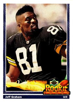 #616 Jeff Graham - Pittsburgh Steelers - 1991 Upper Deck Football