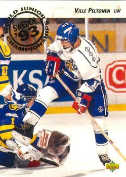 #616 Ville Peltonen - Finland - 1992-93 Upper Deck Hockey