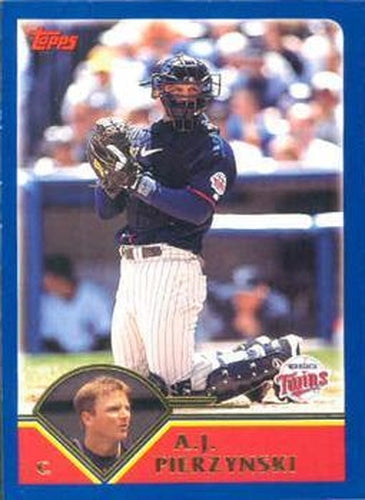 #616 A.J. Pierzynski - Minnesota Twins - 2003 Topps Baseball