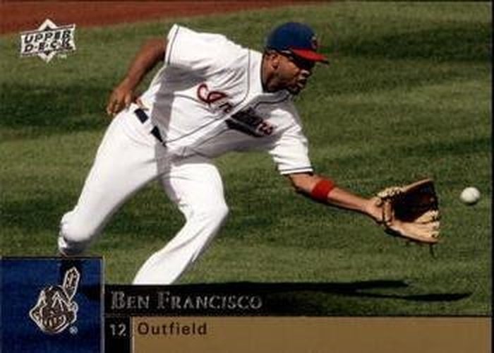 #616 Ben Francisco - Cleveland Indians - 2009 Upper Deck Baseball