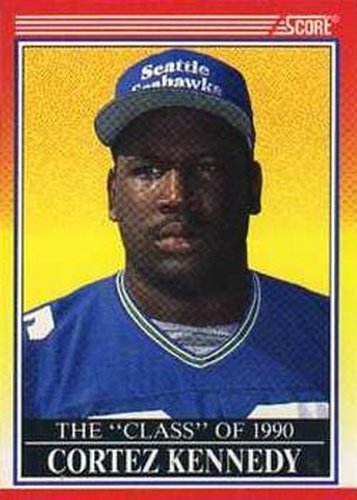 #616 Cortez Kennedy - Seattle Seahawks - 1990 Score Football