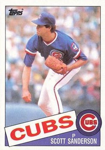 #616 Scott Sanderson - Chicago Cubs - 1985 Topps Baseball