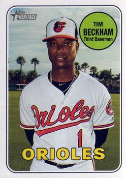 #616 Tim Beckham - Baltimore Orioles - 2018 Topps Heritage Baseball