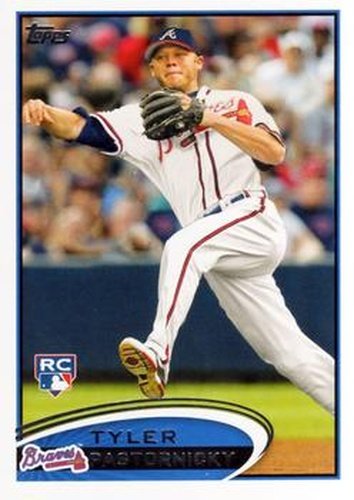 #616 Tyler Pastornicky - Atlanta Braves - 2012 Topps Baseball