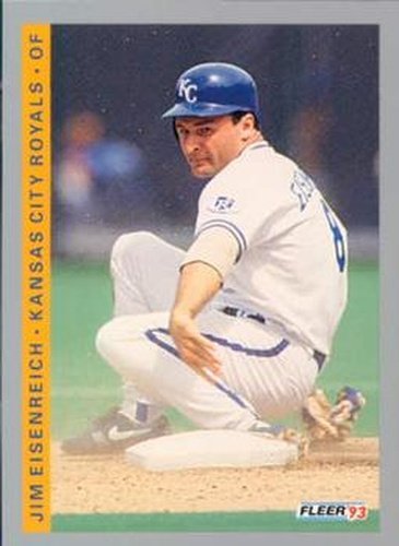 #617 Jim Eisenreich - Kansas City Royals - 1993 Fleer Baseball