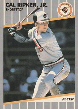 #617 Cal Ripken Jr. - Baltimore Orioles - 1989 Fleer Baseball