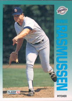 #617 Dennis Rasmussen - San Diego Padres - 1992 Fleer Baseball