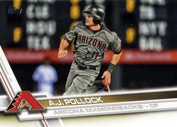 #617 A.J. Pollock - Arizona Diamondbacks - 2017 Topps Baseball