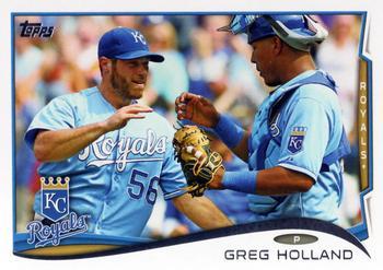 #617 Greg Holland - Kansas City Royals - 2014 Topps Baseball