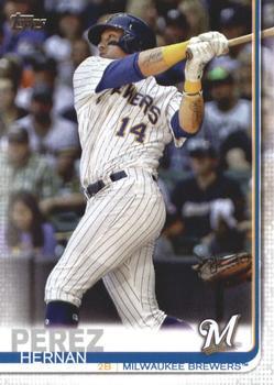 #617 Hernan Perez - Milwaukee Brewers - 2019 Topps Baseball