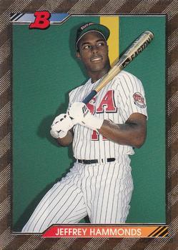 #617 Jeffrey Hammonds - USA - 1992 Bowman Baseball