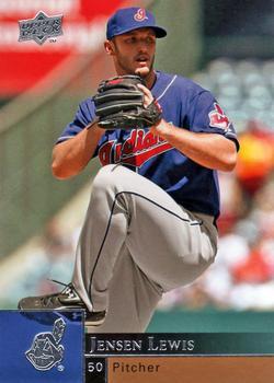 #617 Jensen Lewis - Cleveland Indians - 2009 Upper Deck Baseball