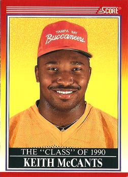 #617 Keith McCants - Tampa Bay Buccaneers - 1990 Score Football