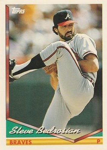 #617 Steve Bedrosian - Atlanta Braves - 1994 Topps Baseball