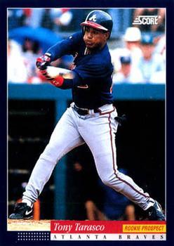 #617 Tony Tarasco - Atlanta Braves -1994 Score Baseball