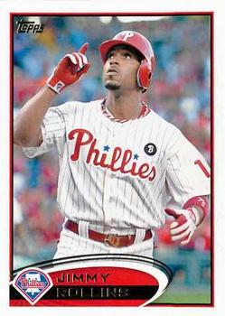 #617 Jimmy Rollins - Philadelphia Phillies - 2012 Topps Baseball