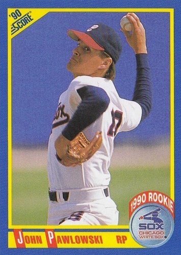 #617 John Pawlowski - Chicago White Sox - 1990 Score Baseball