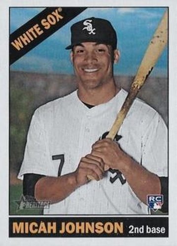 #617b Micah Johnson - Chicago White Sox - 2015 Topps Heritage Baseball