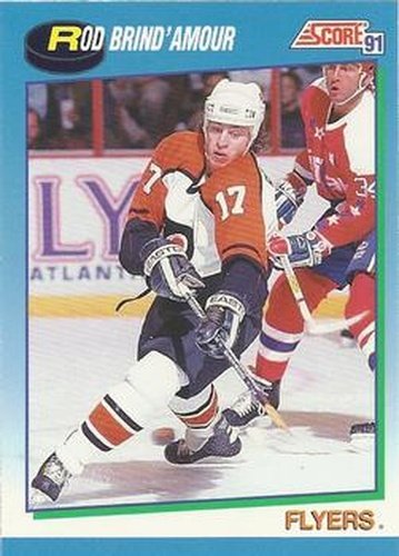 #618 Rod Brind'Amour - Philadelphia Flyers - 1991-92 Score Canadian Hockey