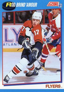 #618 Rod Brind'Amour - Philadelphia Flyers - 1991-92 Score Canadian Bilingual Hockey