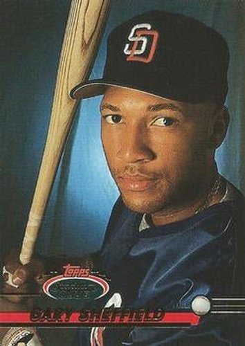 #618 Gary Sheffield - San Diego Padres - 1993 Stadium Club Baseball