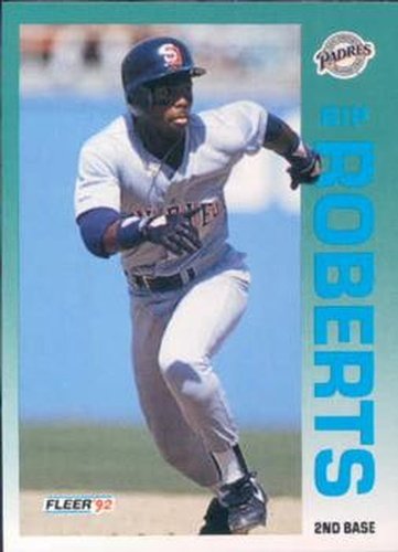 #618 Bip Roberts - San Diego Padres - 1992 Fleer Baseball