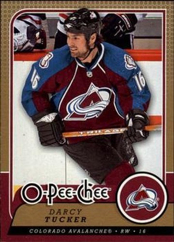 #618 Darcy Tucker - Colorado Avalanche - 2008-09 O-Pee-Chee Hockey