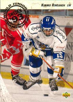 #618 Kimmo Rintanen - Finland - 1992-93 Upper Deck Hockey