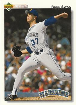 #618 Russ Swan - Seattle Mariners - 1992 Upper Deck Baseball