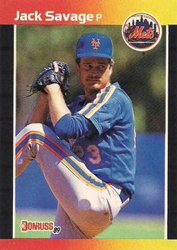 #618 Jack Savage - New York Mets - 1989 Donruss Baseball