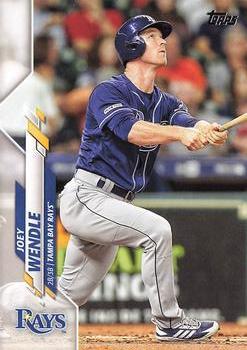#618 Joey Wendle - Tampa Bay Rays - 2020 Topps Baseball