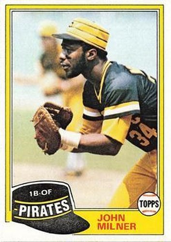 #618 John Milner - Pittsburgh Pirates - 1981 Topps Baseball
