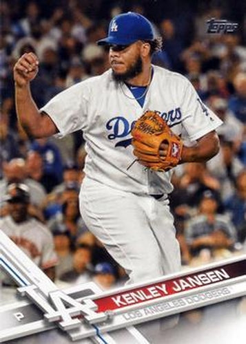 #618 Kenley Jansen - Los Angeles Dodgers - 2017 Topps Baseball