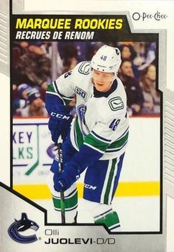 #618 Olli Juolevi - Vancouver Canucks - 2020-21 O-Pee-Chee Update Hockey