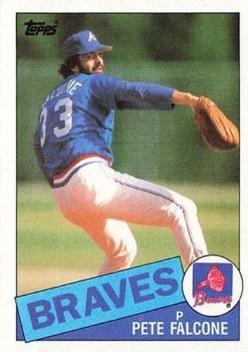 #618 Pete Falcone - Atlanta Braves - 1985 Topps Baseball