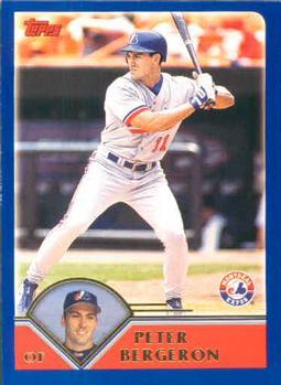 #618 Peter Bergeron - Montreal Expos - 2003 Topps Baseball