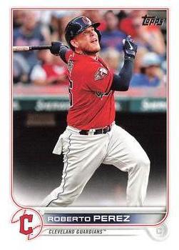 #618 Roberto Perez - Cleveland Guardians - 2022 Topps Baseball