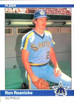 #618 Ron Roenicke - Seattle Mariners - 1984 Fleer Baseball