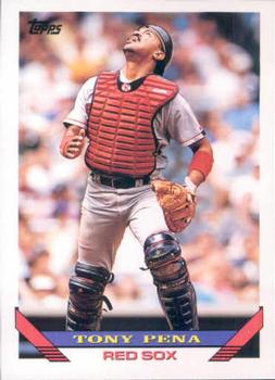 #618 Tony Pena - Boston Red Sox - 1993 Topps Baseball